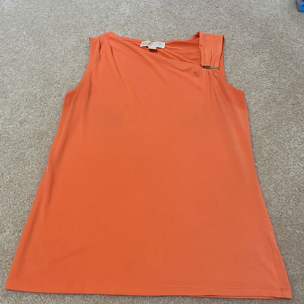 Michael Kors Vibrant Orange Top